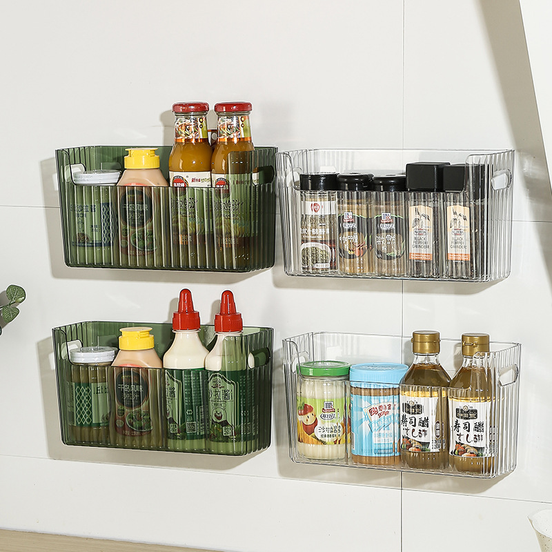 Commercial Kitchen Utensil Organizer - Boîte de rangement autocollante pour réfrigérateur,