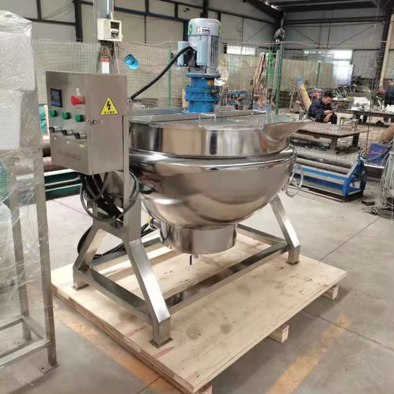 Commercial Kitchen Boiler - Marmite à vapeur avec agitateur inclinable,