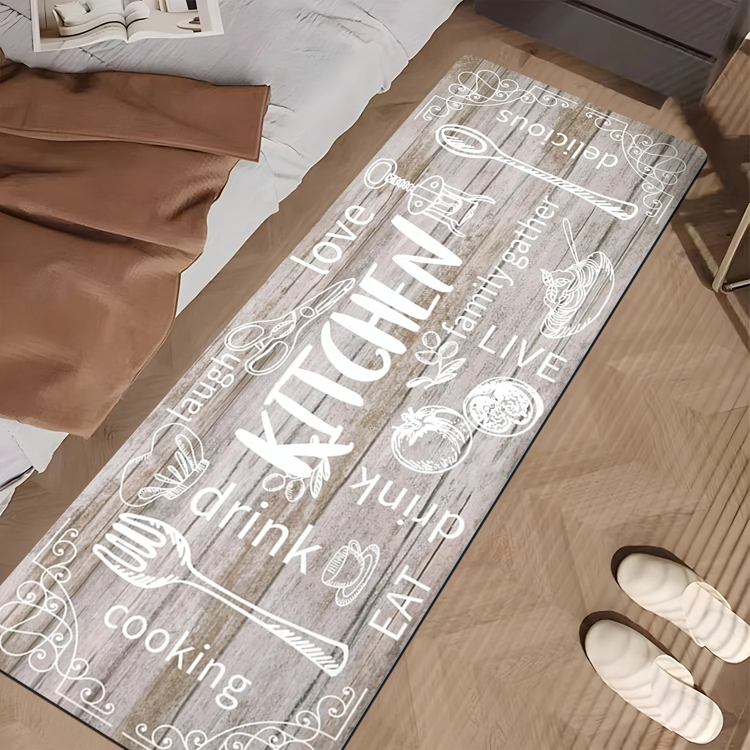 Commercial Kitchen Quotes - Tapis de cuisine en bois avec
