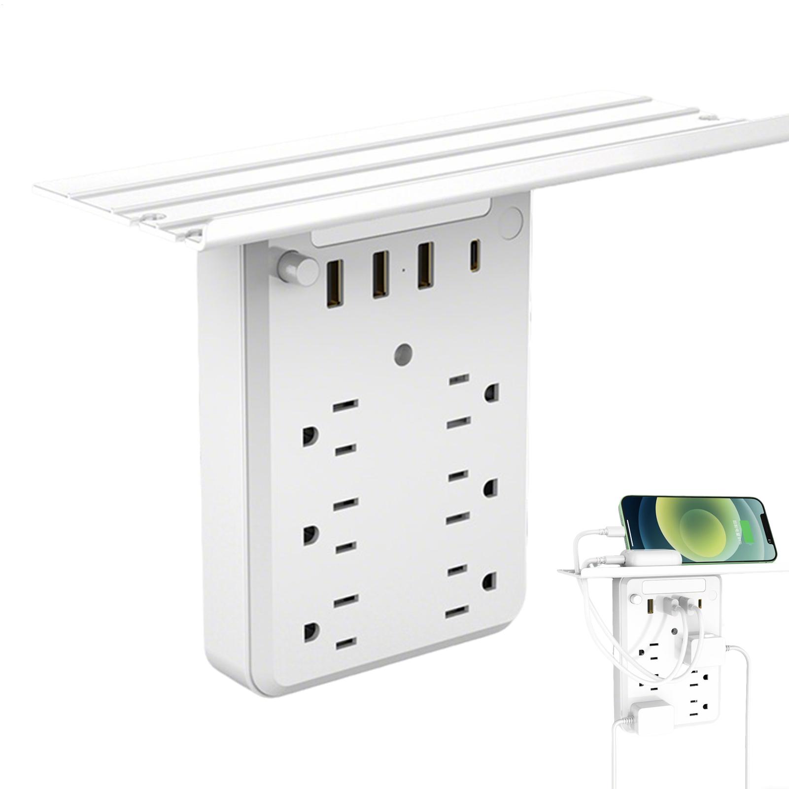 Wall Shelf Commercial Kitchen - Station de charge murale multi-prises avec