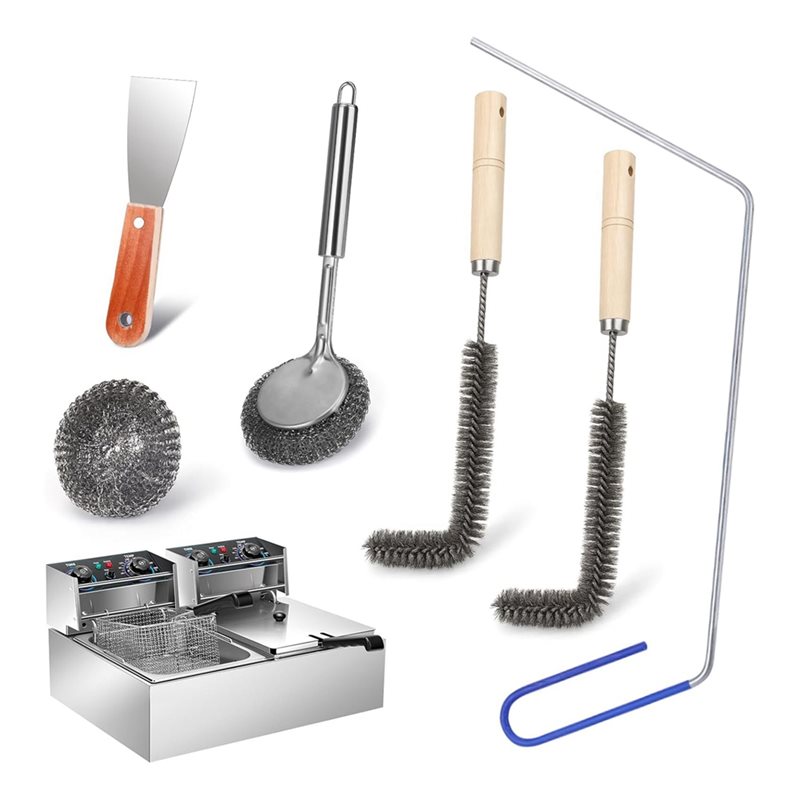 Commercial Kitchen Deep Cleaning - Outils de nettoyage pour friteuses commerciales