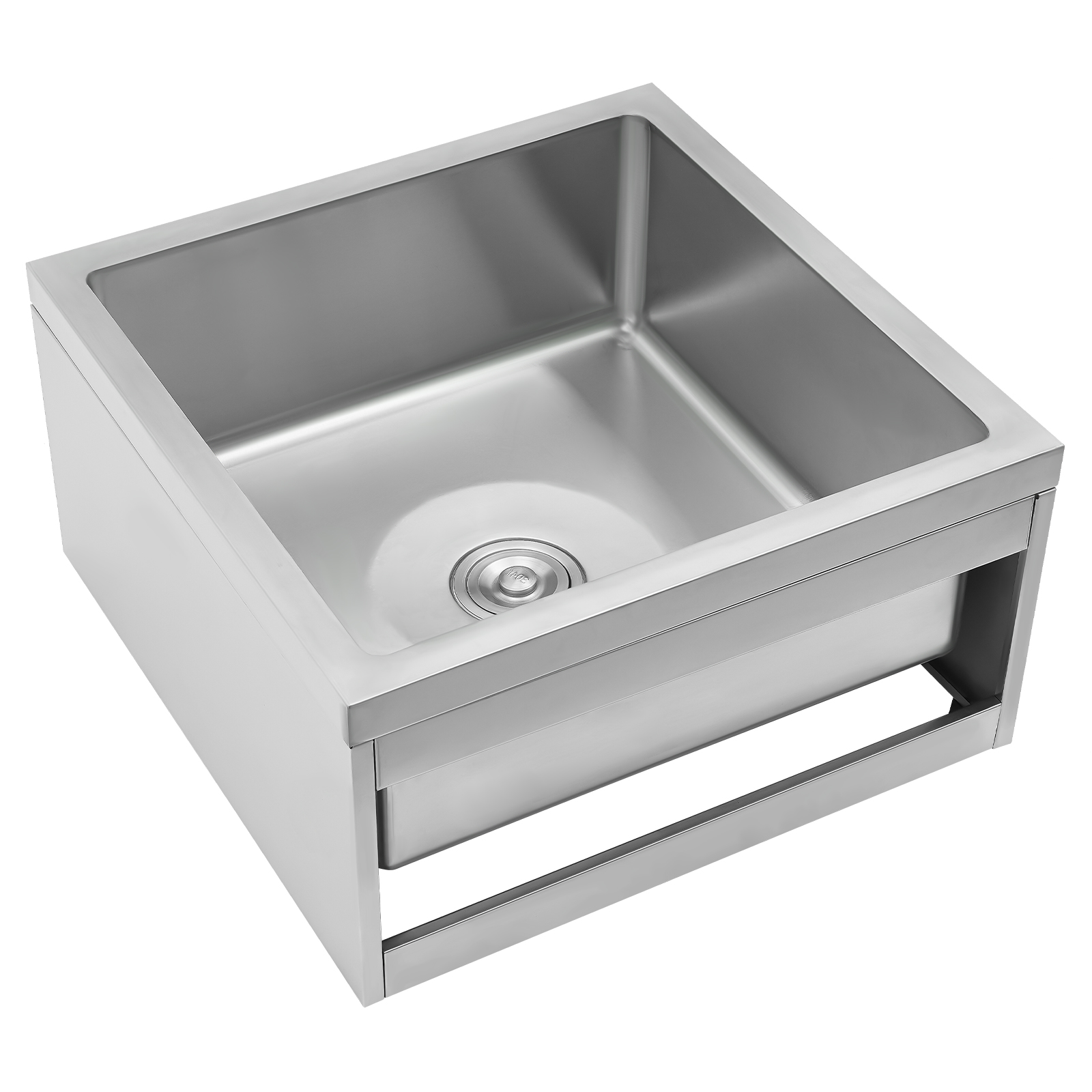 Commercial Kitchen Deep Cleaning - Évier de sol en acier inoxydable,