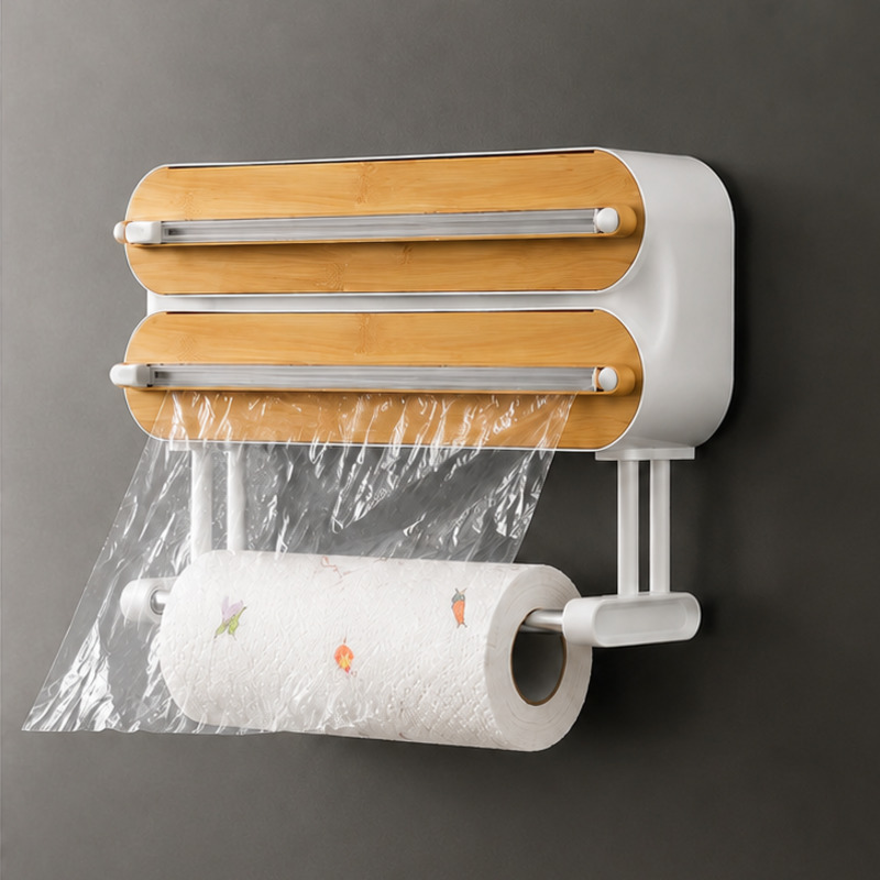 Commercial Kitchen Utensil Organizer - Distributeur de film alimentaire magnétique avec