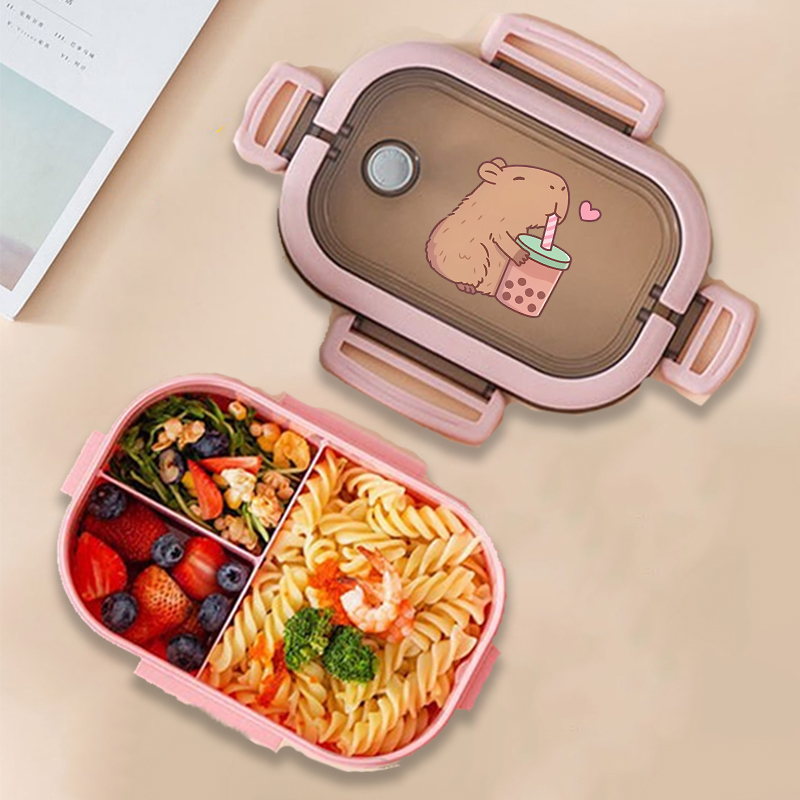 Commercial Kitchen Utensil Organizer - Capybara Bento boîte à déjeuner Anime