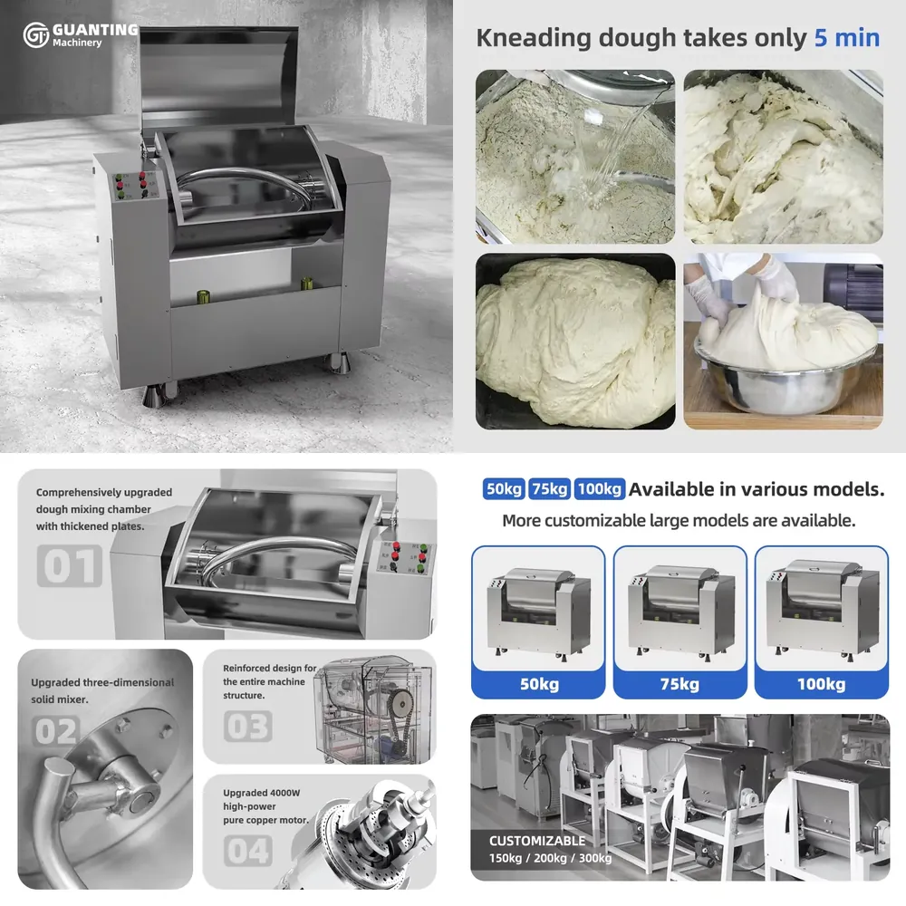 Commercial Kitchen Mixers Dough Mixer - Mélangeur à Pâte Industriel Haute Efficacité
