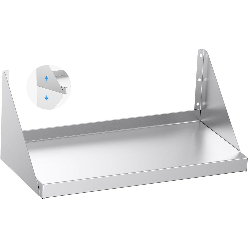 Wall Shelf Commercial Kitchen - Étagère murale en acier inoxydable 12