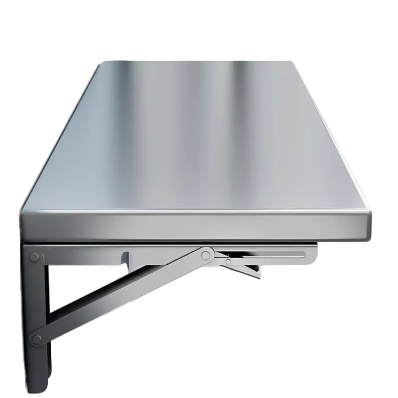 Wall Shelf Commercial Kitchen - Étagère pliante en acier inoxydable robuste