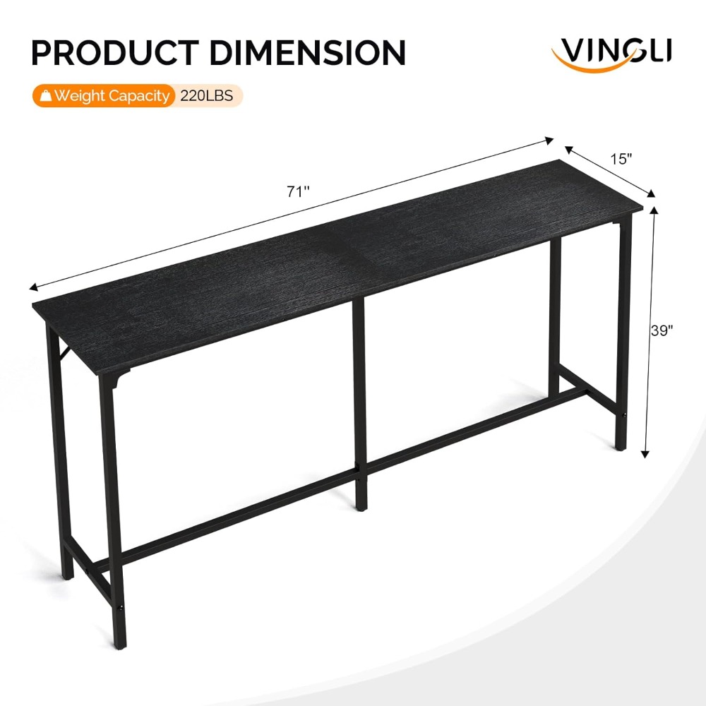 Table de bar haute de 71 pouce - Commercial Kitchen Counter avis et prix