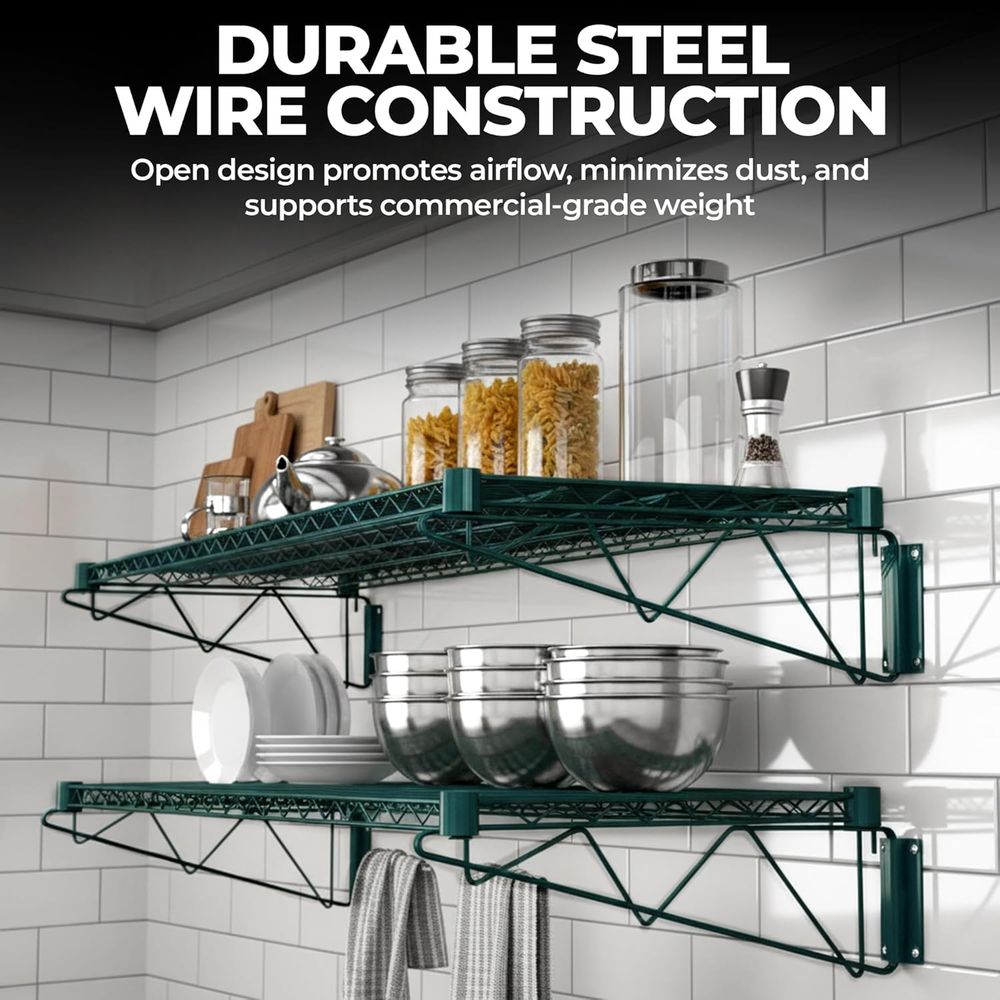 Étagère murale en fil vert épo - Wall Shelf Commercial Kitchen avis et prix