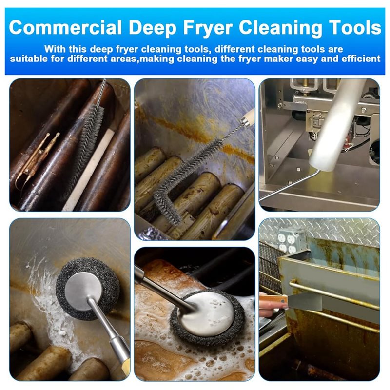 Outils de nettoyage pour frite - Commercial Kitchen Deep Cleaning avis et prix