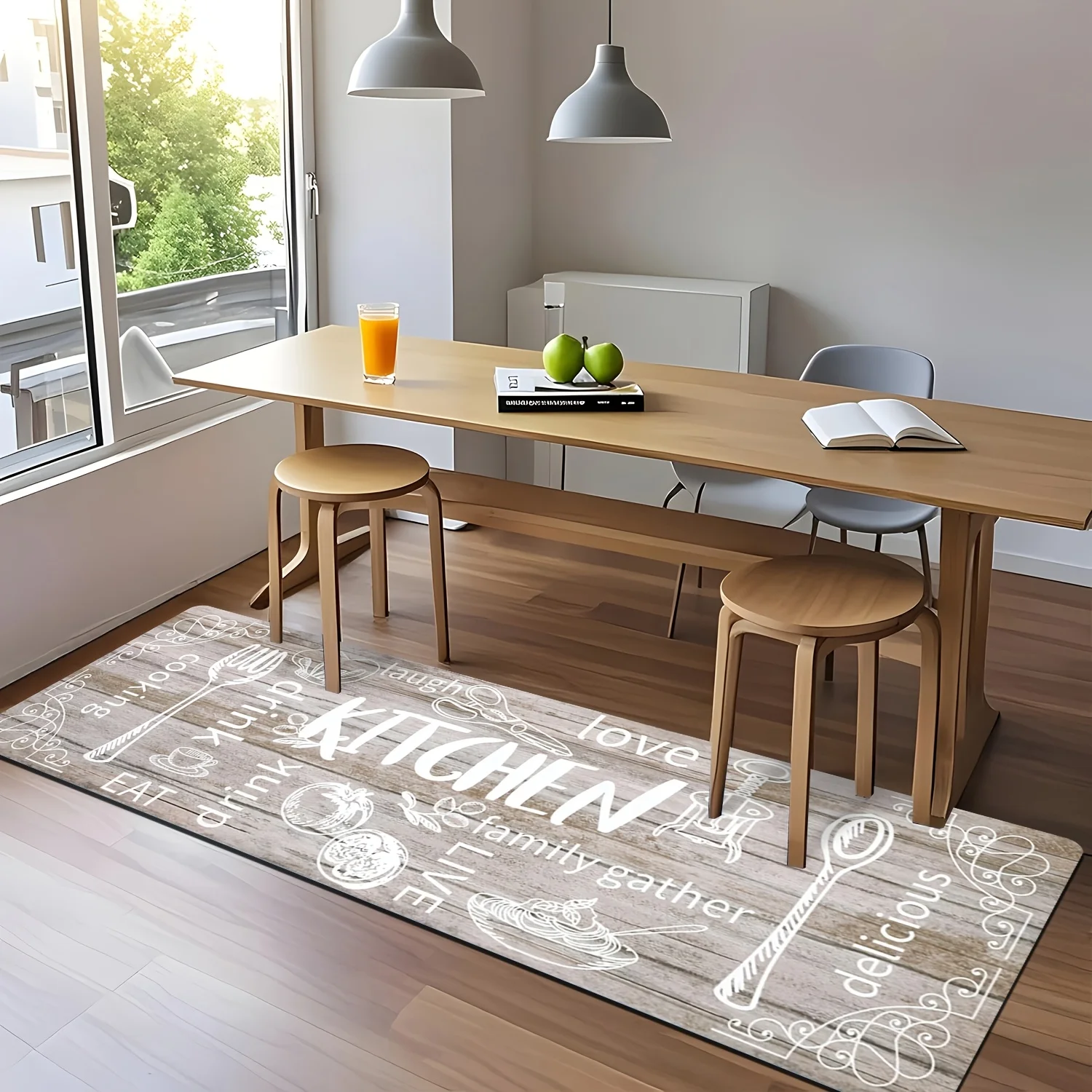 Tapis de cuisine en bois avec  - Commercial Kitchen Quotes avis et prix
