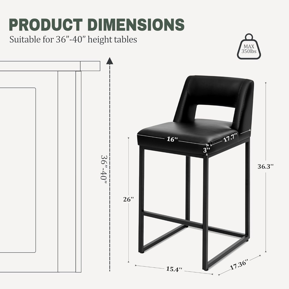 nouveaux tabourets de bar noir - Commercial Kitchen Counter avis et prix