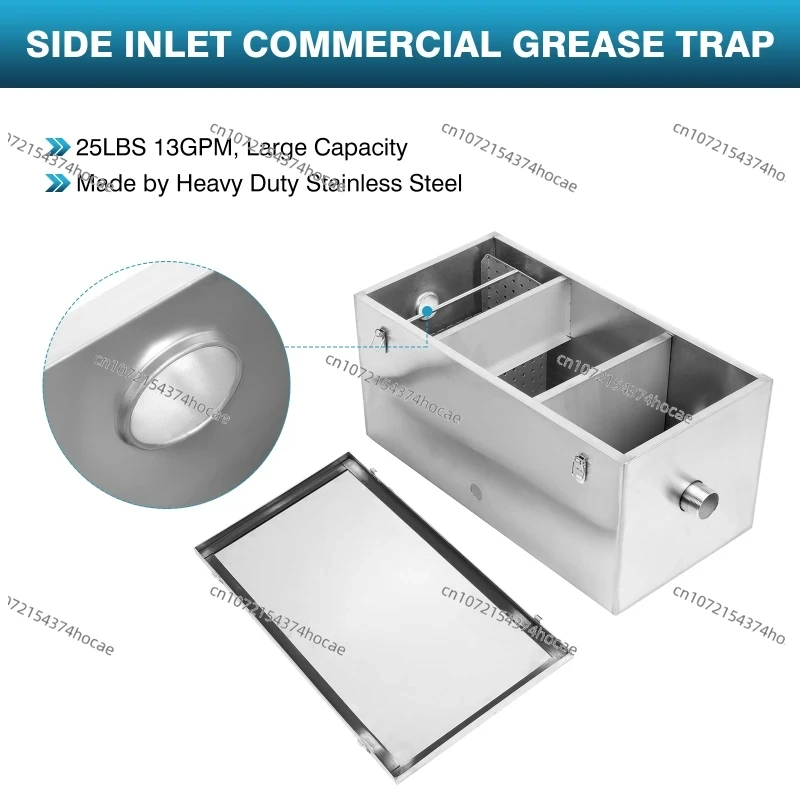 Séparateur d'huile et d'eau en - Commercial Kitchen Grease Interceptor avis et prix