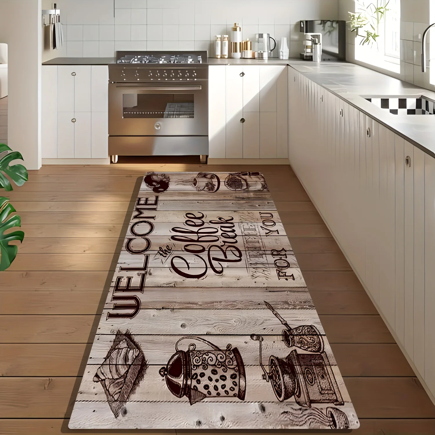 Tapis de cuisine vintage avec  - Commercial Kitchen Quotes avis et prix