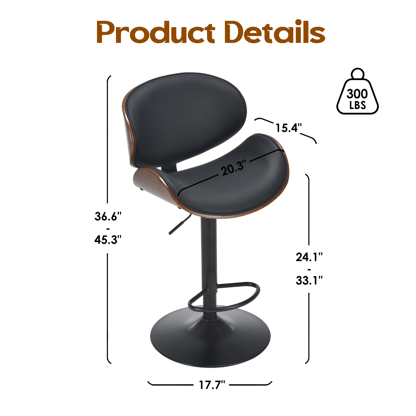 Farini Lot de 2 tabourets de b - Commercial Kitchen Counter avis et prix