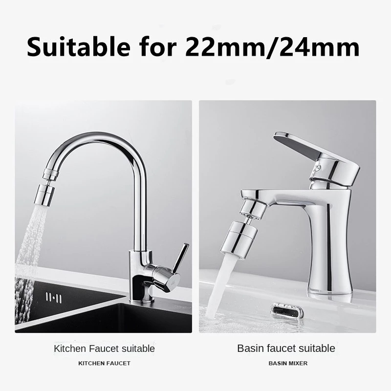 1-10PCS 720 °   Prolongateur d - Commercial Kitchen Tap With Spray avis et prix