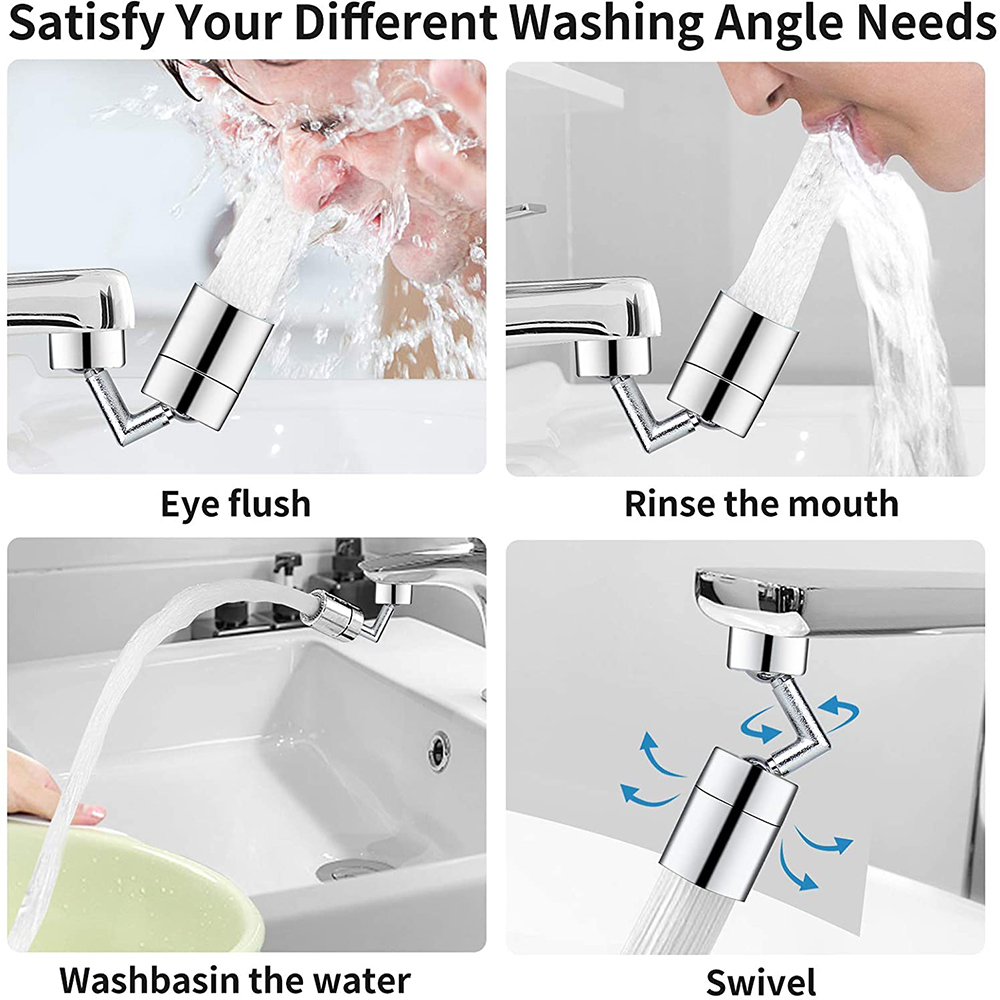 1-10PCS 720 °   Prolongateur d - Commercial Kitchen Tap With Spray avis et prix