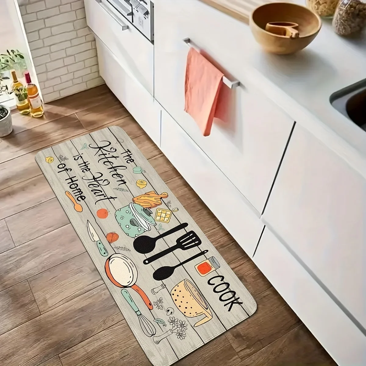 Tapis de cuisine imprimé avec  - Commercial Kitchen Quotes avis et prix
