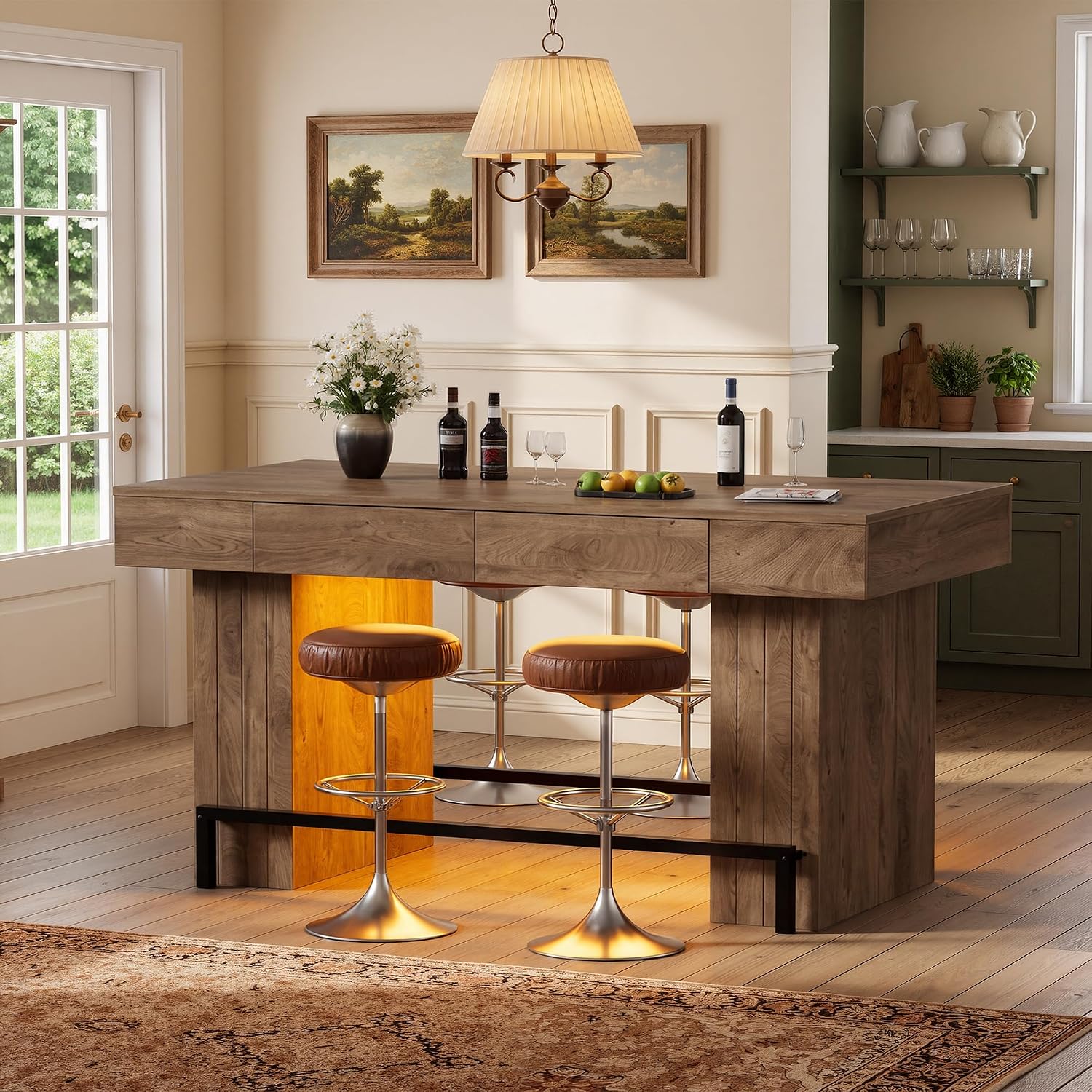Table de bar rectangulaire de  - Commercial Kitchen Counter avis et prix