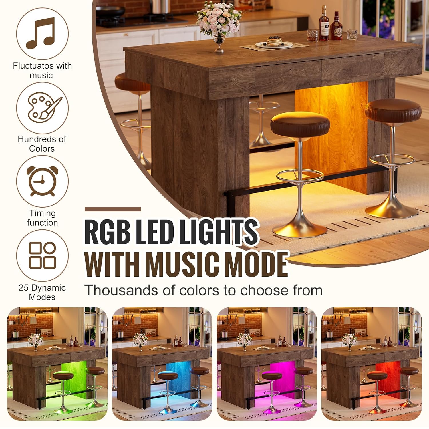Table de bar rectangulaire de  - Commercial Kitchen Counter avis et prix