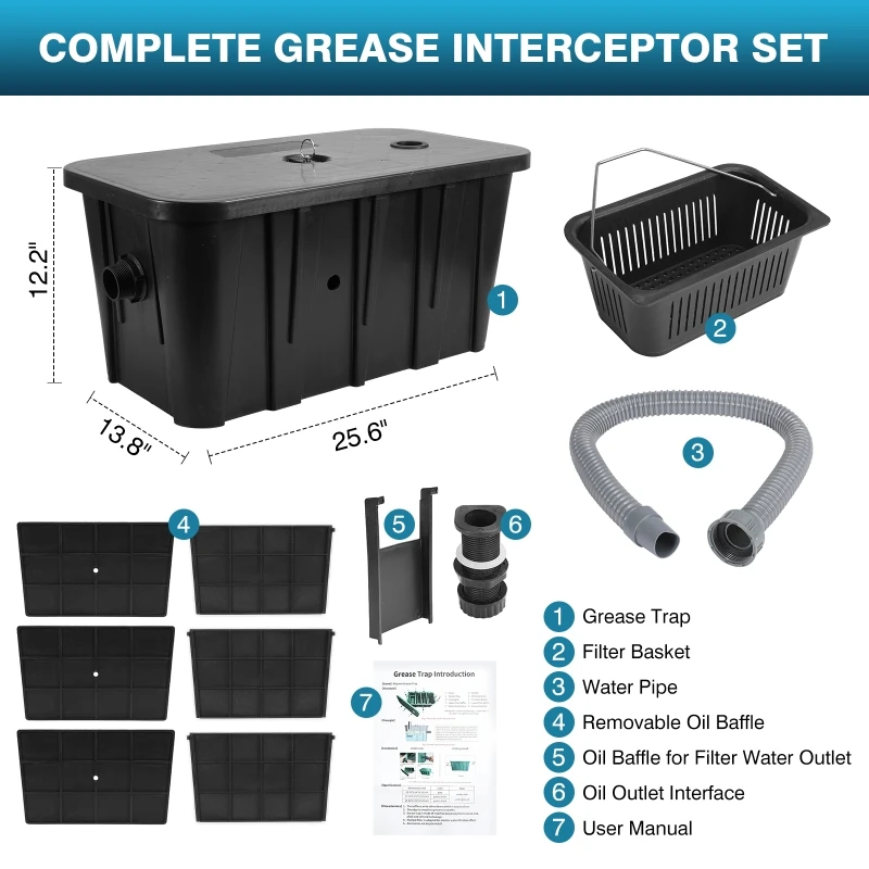 Mathiateur huile-eau commercia - Commercial Kitchen Grease Interceptor avis et prix