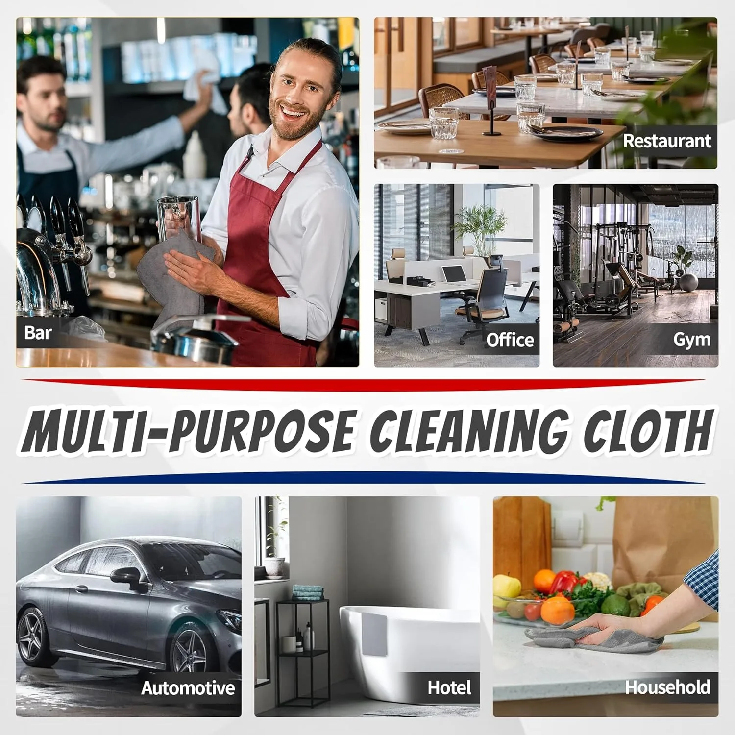 Chiffon de nettoyage en microf - Commercial Kitchen Towels avis et prix