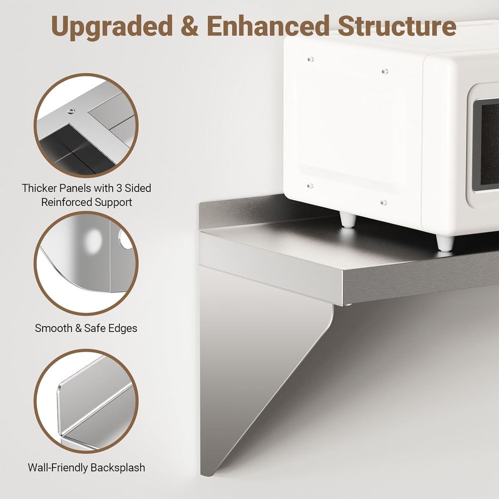 Étagère murale en acier inoxyd - Wall Shelf Commercial Kitchen avis et prix