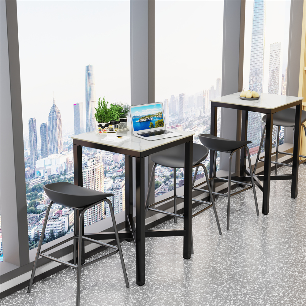 Table de bar carrée LUVODI de  - Commercial Kitchen Counter avis et prix